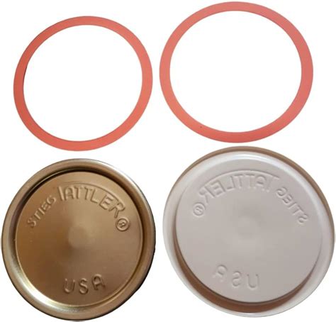 Tattler Regular Mouth Canning Lids with Pour Spouts