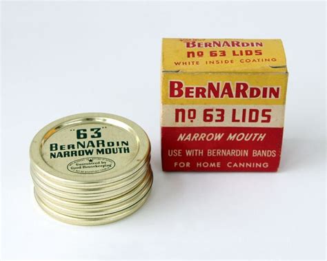 Bernardin Canning Lids