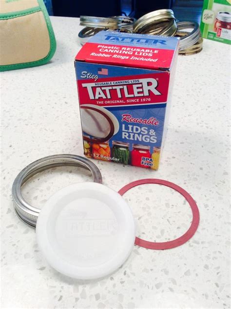 Tattler Canning Lids with Built-in UV Sterilization