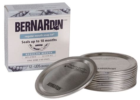 Bernardin Canning Lids with Built-In CO2 Absorbers