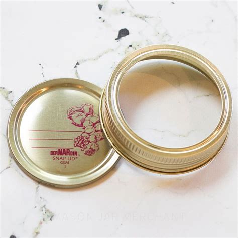 Bernardin Canning Lids with Write-On Surfaces