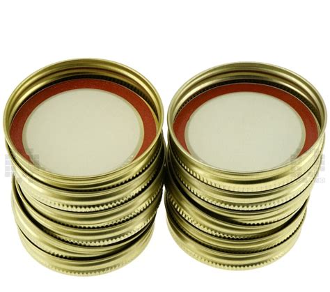 Golden Harvest Regular Mouth Canning Lids with Thermal Insulators