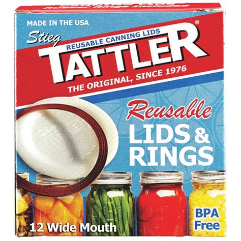 Tattler Reusable Canning Lids