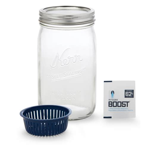 Kerr Canning Lids with Built-in Moisture Control Packets