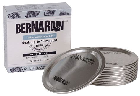 Bernardin Wide Mouth Friction-Fit Canning Lids